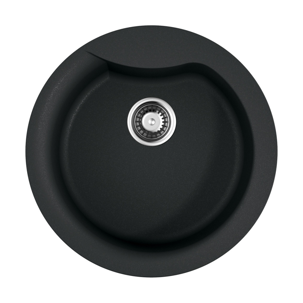 Кухонная мойка Omoikiri Yasugata 48R-BL Tetogranit (4993130) черный