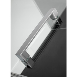 Дверь для душевого уголка Radaway Euphoria KDJ 100x200 профиль хром, стекло прозрачное, петли слева 