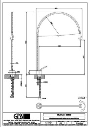Фото Смеситель для раковины Gessi Goccia (33603#031) хром