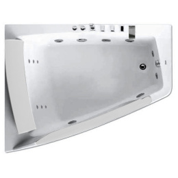 Акриловая ванна 170x130 Gemy (G9056 B L), прямоугольная-асимметричная
