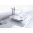 Раковина накладная 70 см DURAVIT Pura Vida 0370700000, белый, санфарфор