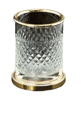 Стакан для зубных щеток Boheme Crystal (10218) золото