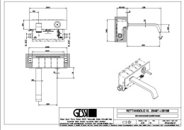 Фото Смеситель для раковины Gessi Rettangolo (26188#031) хром