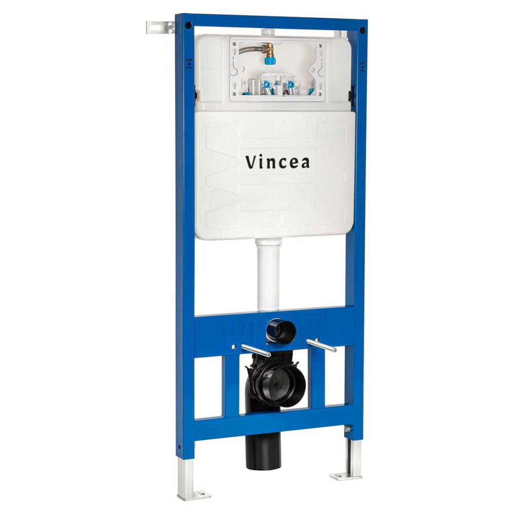 Инсталляция для подвесного унитаза Vincea (VIS-601) белый. синий