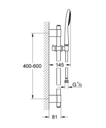 Фото Душевой гарнитур Grohe Rainshower Solo (27528000) хром