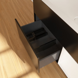 Villeroy Boch Finion F040MTPD Тумба под раковину 996х498 мм (white matt/black matt)