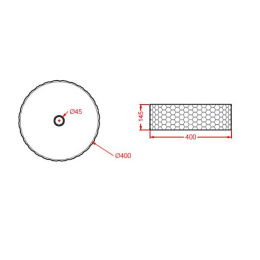 Раковина накладная 40 см ArtCeram Esagono (OSL013 17 00) черный
