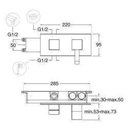 Cristina Quadri QM61151 Смеситель для ванны