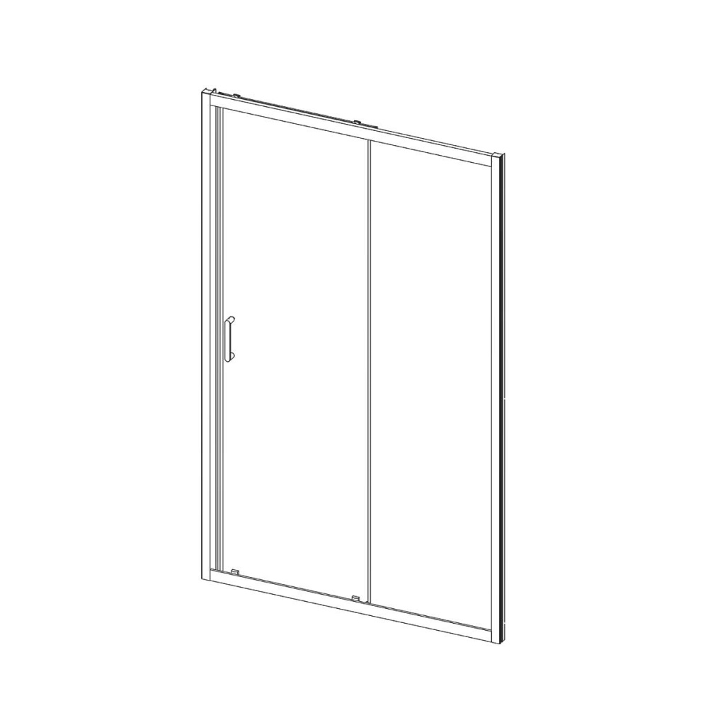 Душевая дверь Vincea Alpha (VDS-3AL120MT) хром