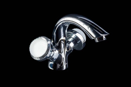 Фото Смеситель для умывальника Boheme Satine (271-ST) хром