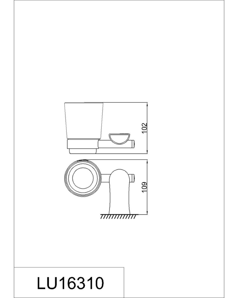 Фото Подстаканник одинарный RUSH Luson LU16310