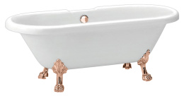 Акриловая ванна BelBagno BB21-ORO, 180 х 85 см, слив-перелив и ножки золото
