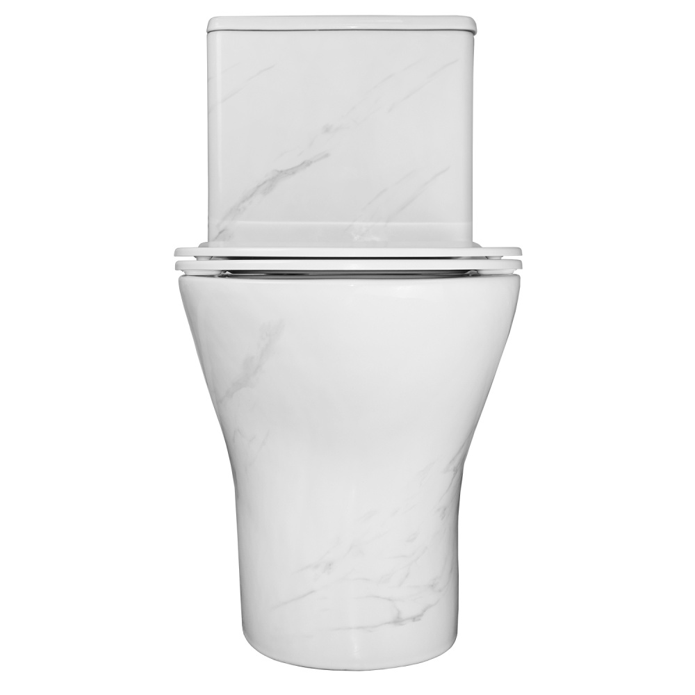 Унитаз-моноблок Azario (AZ-8618M) Белый мрамор