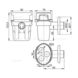 Alcaplast Сифон для сбора конденсата, AKS5