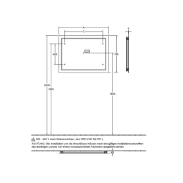 Villeroy&Boch Finion F6008000 Зеркало с подсветкой