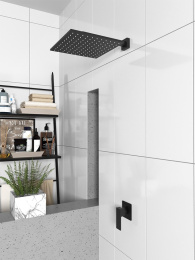 Фото Верхний душ Paini 50PZ759QQ25 черный