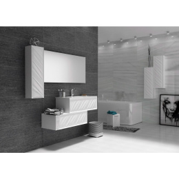 Marka One У73575 Тумба Glace 100П 1 в.я. White (верх)