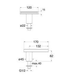 Cristina BD31651 Излив для ванны