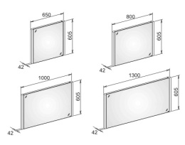 Фото Зеркало с подсветкой Keuco Royal Reflex 14096003000, белый