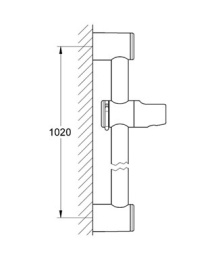 Grohe Relexa 28621000 Душевая штанга, 1000 мм