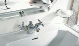 Hansgrohe Axor Carlton 41433090 Мыльница (хром/золото)