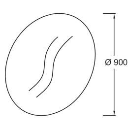 Зеркало Jacob Delafon EB1291-NF, 90 см