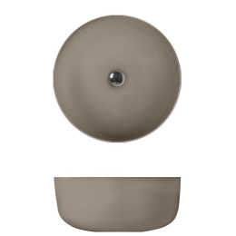 Раковина Kerasan Nolita чаша 40 х 40 x 15 см, цвет коричневый орех