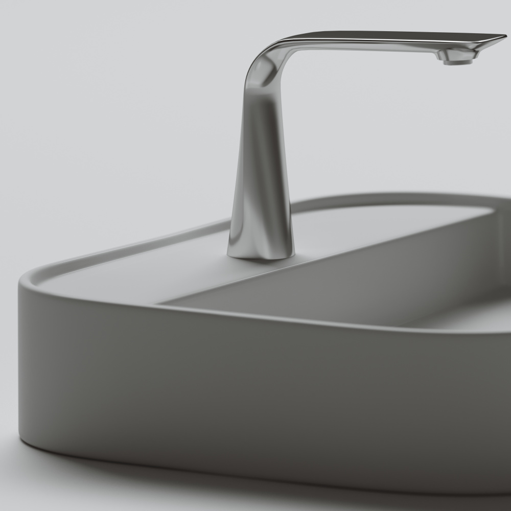 Накладная раковина Ceramicanova Element CN6034 прямоугольная 55 см