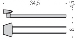 Двойной полотенцедержатель Colombo Land B2813