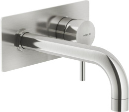 Фото NOBILI Live LV00198/1IX Смеситель для раковины (мат.нерж.сталь)