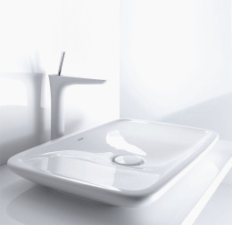 Смеситель для раковины Hansgrohe PuraVida (15072400) хром, белый