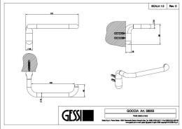 Держатель туалетной бумаги Gessi Goccia (38055#031) хром