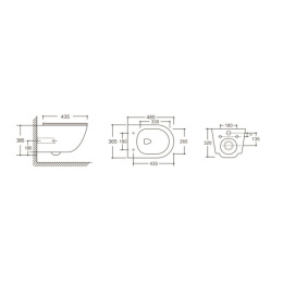 Унитаз Cerutti SPA Orlter PP CT9739 белый с сиденьем микролифт
