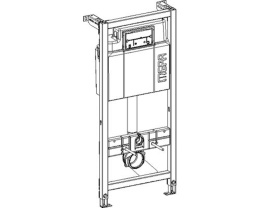 Инсталляция с безободковым унитазом Galassia  (514101/421850/Eden 7212/Eden 7220), цвет белый