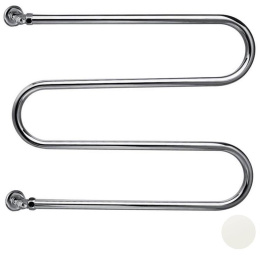 Полотенцесушитель водяной Margaroli Vento 402WH, высота 51.5 см, ширина 60 см, белый