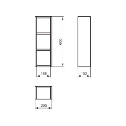 Этажерка T7830WG Ideal Standard SoftMood