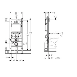 Инсталляция Geberit с безободковым унитазом Ideal Standard Tesi Aquablade T007901, сиденье микролифт
