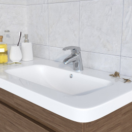 Фото Смеситель для раковины Paini Smile 39CR205CAKM хром