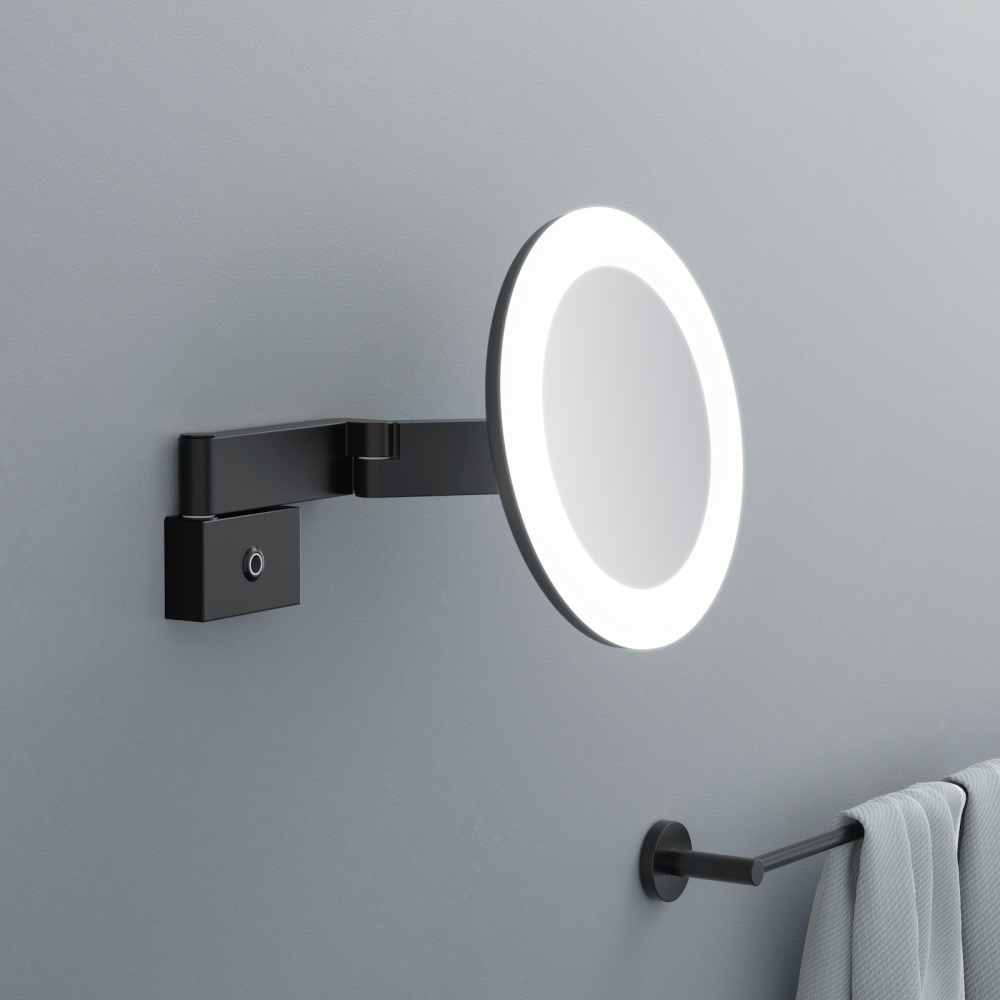 Фото Зеркало с подсветкой Timo Petruma 15276/03 черный