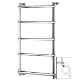 Фото Полотенцесушитель электрический Margaroli Sole 542-5 5424705, высота 84 см, ширина 57 см