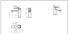Фото Смеситель для умывальника Bravat Freya (F1367400CP-RUS)