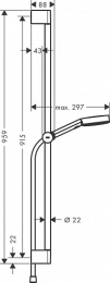 Душевой гарнитур Hansgrohe Pulsify (24170670) хром