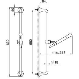 Фото Душевой гарнитур Cisal Cherie (CE00311021)