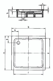 Поддон душевой Kaldewei Duschplan Mod 545-2 90 x 90 x h16 cм, 440335000001 Anti-slip
