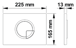 Фото Инсталляция для унитаза Berges Novum 040222 кнопка R2 матовый хром