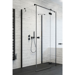 Дверь душевого уголка Radaway Essenza New KDJ+S 80 L профиль Черный стекло прозрачное 385021-54-01L