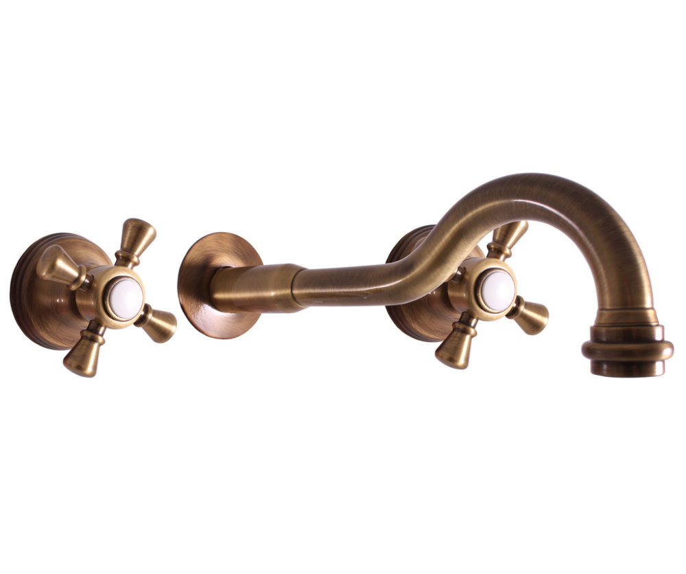 Фото Rav Slezak MK331SM MORAVA RETRO смеситель для умывальника настенный