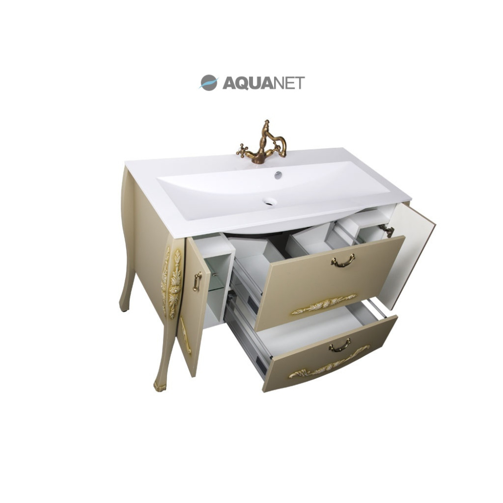 Мебель для ванной Aquanet Виктория 120 олива