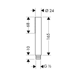 Ручной душ 10531000 Hansgrohe Axor Starck