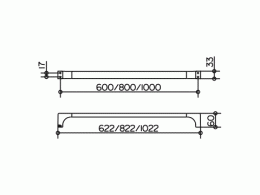 Фото Полотенцедержатель Keuco Edition 11 11101010800, хром